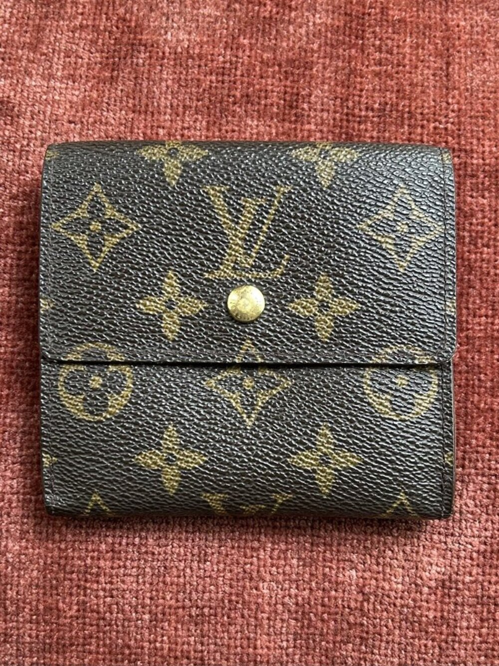 LOUIS VUITTON Monogram Compact Snap Wallet - Picture 1 of 12